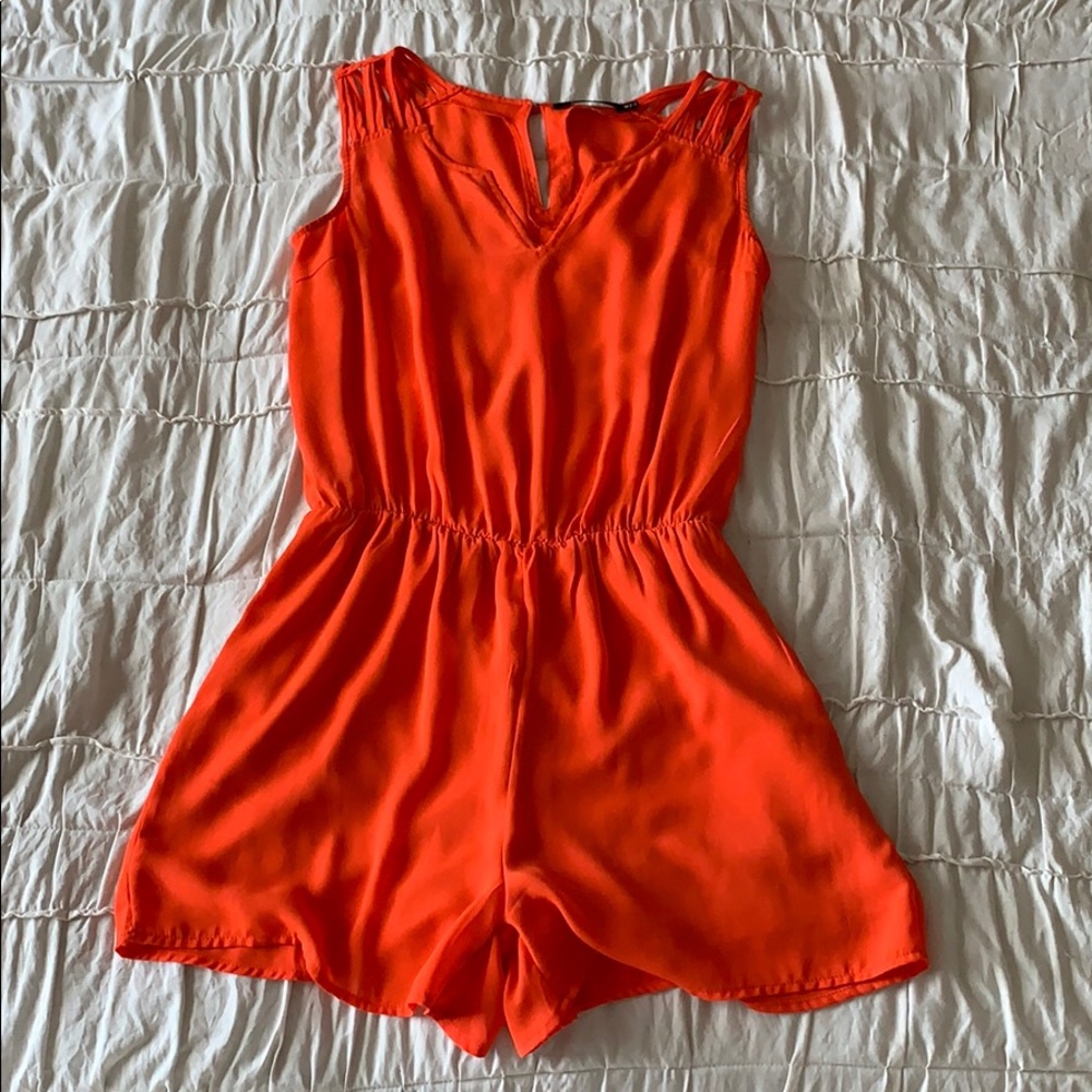 Orange Romper
